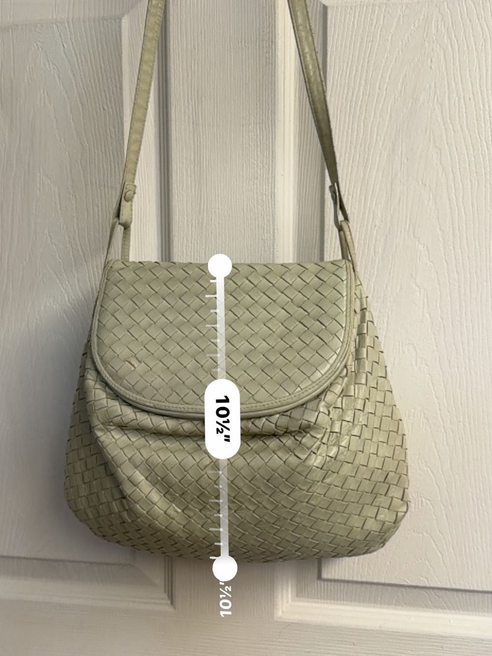 Bottega Veneta Intrecciato Woven Leather Crossbody Bag - Picture 9 of 14